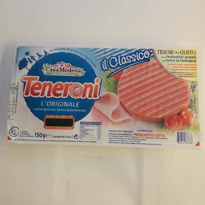 Teneroni Casa Modena Prosciutto Cotto g150