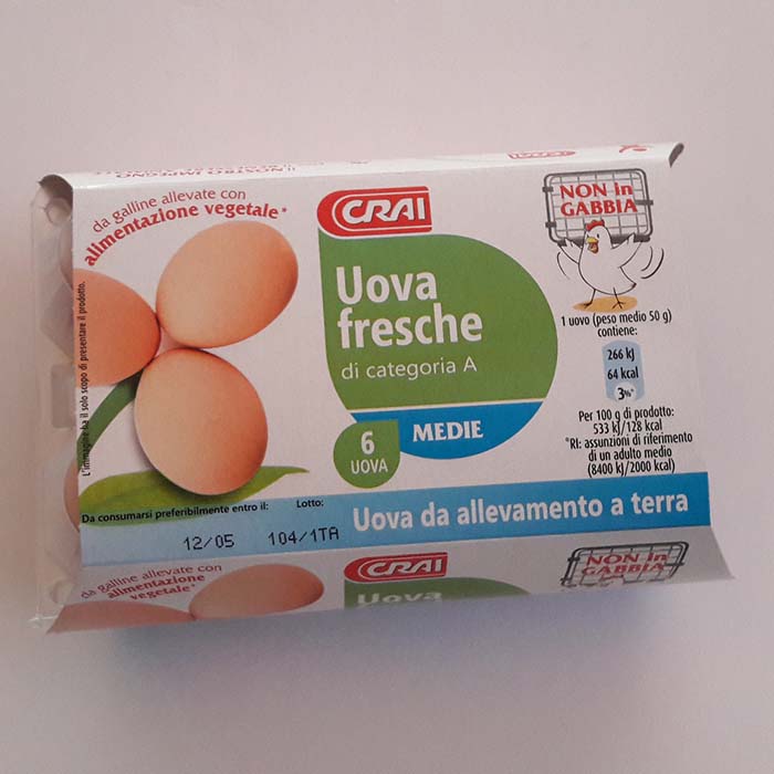 Uova Crai Medie x6