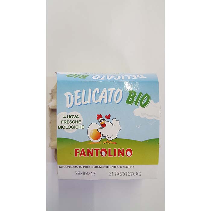 Uova Delicato Bio x4 Fantolino