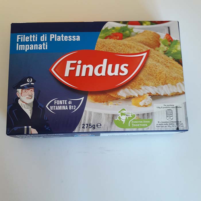 Filetti di Platessa Impanati Findus g250