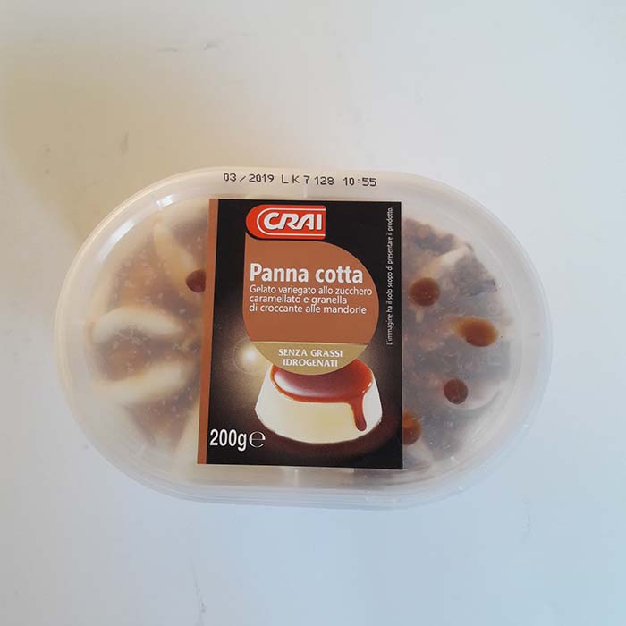 Gelato Piaceri Italiani Crai Panna Cotta/Caramello g200