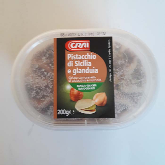 Gelato Piaceri Italiani Crai Pistacchio/Gianduja g200