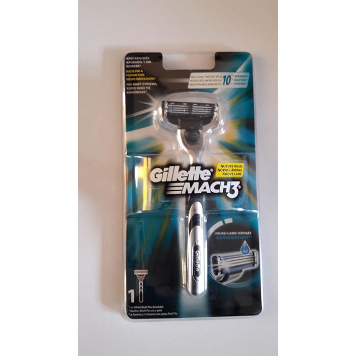 Rasoio Gillette Mach3 Base + 2 ricariche
