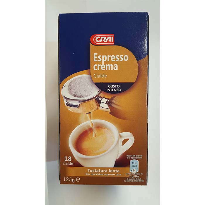 Cialda Crai Espresso Crema Intenso x18