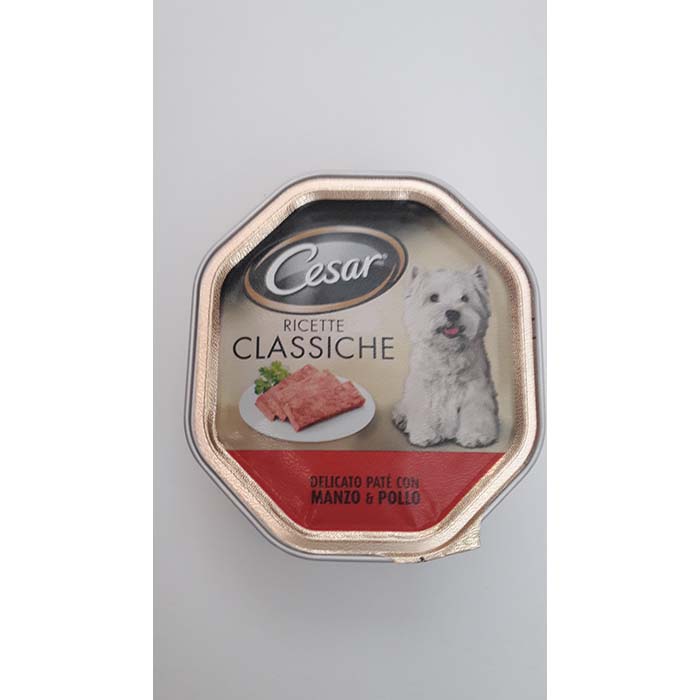 Cesar Patè Manzo/Verdure Vaschetta g150