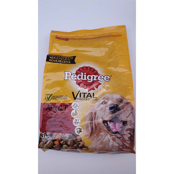 Crocchette Pedigree Adult Manzo/Verdure Kg3