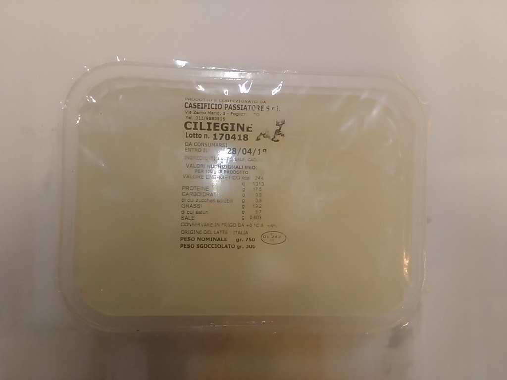 Mozzarelle Ciliegine Caseificio Passiatore g300
