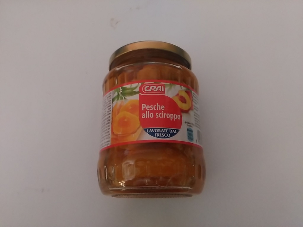 Pesche Crai Sciroppate Vaso Vetro g680